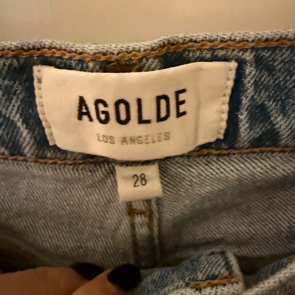 Agolde Harper Mid Rise Relaxed Straight Jeans - Picture 7 of 7